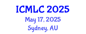 International Conference on Machine Learning and Cybernetics (ICMLC) May 17, 2025 - Sydney, Australia