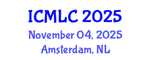 International Conference on Machine Learning and Cybernetics (ICMLC) November 04, 2025 - Amsterdam, Netherlands