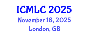 International Conference on Machine Learning and Cybernetics (ICMLC) November 18, 2025 - London, United Kingdom