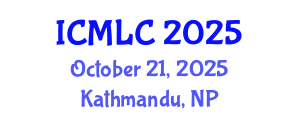International Conference on Machine Learning and Cybernetics (ICMLC) October 21, 2025 - Kathmandu, Nepal