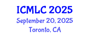 International Conference on Machine Learning and Cybernetics (ICMLC) September 20, 2025 - Toronto, Canada