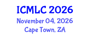 International Conference on Machine Learning and Cybernetics (ICMLC) November 04, 2026 - Cape Town, South Africa