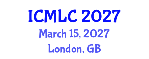 International Conference on Machine Learning and Cybernetics (ICMLC) March 15, 2027 - London, United Kingdom