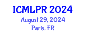 International Conference on Machine Learning and Pattern Recognition (ICMLPR) August 29, 2024 - Paris, France