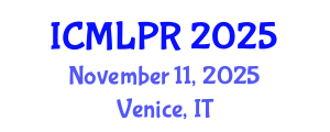 International Conference on Machine Learning and Pattern Recognition (ICMLPR) November 11, 2025 - Venice, Italy