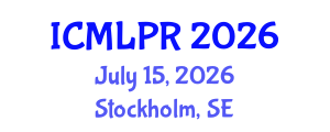 International Conference on Machine Learning and Pattern Recognition (ICMLPR) July 15, 2026 - Stockholm, Sweden