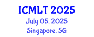 International Conference on Machine Learning and Technology (ICMLT) July 05, 2025 - Singapore, Singapore
