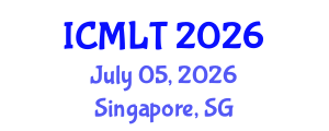 International Conference on Machine Learning and Technology (ICMLT) July 05, 2026 - Singapore, Singapore