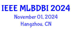 International Conference on Machine Learning, Big Data and Business Intelligence (IEEE MLBDBI) November 01, 2024 - Hangzhou, China