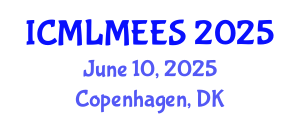 International Conference on Machine Learning Methods in Ecological and Environmental Sciences (ICMLMEES) June 10, 2025 - Copenhagen, Denmark
