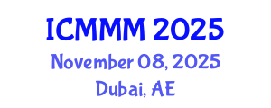 International Conference on Machining and Machinability of Materials (ICMMM) November 08, 2025 - Dubai, United Arab Emirates