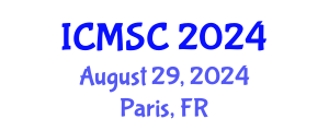 International Conference on Macrocyclic and Supramolecular Chemistry (ICMSC) August 29, 2024 - Paris, France