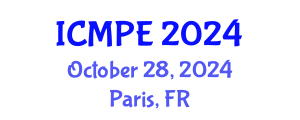 International Conference on Macromolecular and Polymer Engineering (ICMPE) October 28, 2024 - Paris, France