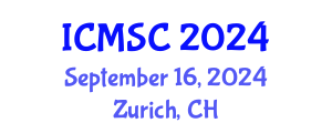 International Conference on Macromolecular and Supramolecular Chemistry (ICMSC) September 16, 2024 - Zurich, Switzerland