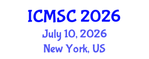 International Conference on Macromolecular and Supramolecular Chemistry (ICMSC) July 10, 2026 - New York, United States International Conference on Macromolecular and Supramolecular Chemistry (ICMSC) July 10, 2026 - New York, United States