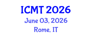 International Conference on Magnet Technology (ICMT) June 03, 2026 - Rome, Italy