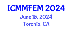International Conference on Magnetism, Magnetic Field, Electromagnetism and Magnetostatics (ICMMFEM) June 15, 2024 - Toronto, Canada