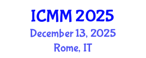 International Conference on Maintenance Management (ICMM) December 13, 2025 - Rome, Italy