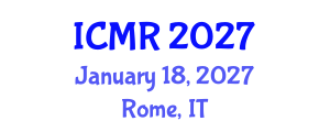 International Conference on Mammography and Radiology (ICMR) January 18, 2027 - Rome, Italy International Conference on Mammography and Radiology (ICMR) January 18, 2027 - Rome, Italy