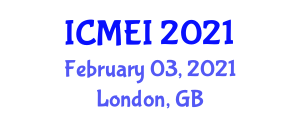 International Conference on Management and Education Innovation (ICMEI) February 03, 2021 - London, United Kingdom