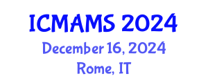 International Conference on Management and Marketing Sciences (ICMAMS) December 16, 2024 - Rome, Italy