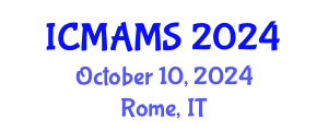 International Conference on Management and Marketing Sciences (ICMAMS) October 10, 2024 - Rome, Italy