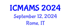 International Conference on Management and Marketing Sciences (ICMAMS) September 12, 2024 - Rome, Italy