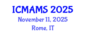International Conference on Management and Marketing Sciences (ICMAMS) November 11, 2025 - Rome, Italy