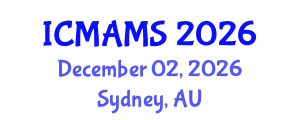 International Conference on Management and Marketing Sciences (ICMAMS) December 02, 2026 - Sydney, Australia International Conference on Management and Marketing Sciences (ICMAMS) December 02, 2026 - Sydney, Australia