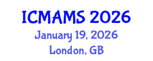 International Conference on Management and Marketing Sciences (ICMAMS) January 19, 2026 - London, United Kingdom International Conference on Management and Marketing Sciences (ICMAMS) January 19, 2026 - London, United Kingdom