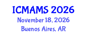 International Conference on Management and Marketing Sciences (ICMAMS) November 18, 2026 - Buenos Aires, Argentina