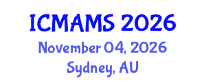 International Conference on Management and Marketing Sciences (ICMAMS) November 04, 2026 - Sydney, Australia International Conference on Management and Marketing Sciences (ICMAMS) November 04, 2026 - Sydney, Australia