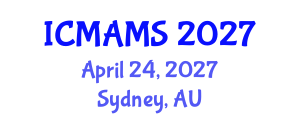 International Conference on Management and Marketing Sciences (ICMAMS) April 24, 2027 - Sydney, Australia International Conference on Management and Marketing Sciences (ICMAMS) April 24, 2027 - Sydney, Australia