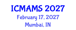 International Conference on Management and Marketing Sciences (ICMAMS) February 17, 2027 - Mumbai, India International Conference on Management and Marketing Sciences (ICMAMS) February 17, 2027 - Mumbai, India
