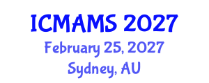International Conference on Management and Marketing Sciences (ICMAMS) February 25, 2027 - Sydney, Australia International Conference on Management and Marketing Sciences (ICMAMS) February 25, 2027 - Sydney, Australia