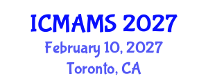 International Conference on Management and Marketing Sciences (ICMAMS) February 10, 2027 - Toronto, Canada International Conference on Management and Marketing Sciences (ICMAMS) February 10, 2027 - Toronto, Canada