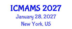 International Conference on Management and Marketing Sciences (ICMAMS) January 28, 2027 - New York, United States International Conference on Management and Marketing Sciences (ICMAMS) January 28, 2027 - New York, United States