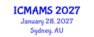 International Conference on Management and Marketing Sciences (ICMAMS) January 28, 2027 - Sydney, Australia International Conference on Management and Marketing Sciences (ICMAMS) January 28, 2027 - Sydney, Australia