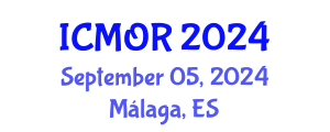 International Conference on Management and Operations Research (ICMOR) September 05, 2024 - Málaga, Spain