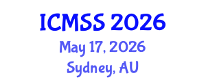 International Conference on Management and Service Science (ICMSS) May 17, 2026 - Sydney, Australia