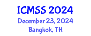 International Conference on Management and Social Sciences (ICMSS) December 23, 2024 - Bangkok, Thailand