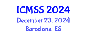 International Conference on Management and Social Sciences (ICMSS) December 23, 2024 - Barcelona, Spain