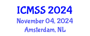 International Conference on Management and Social Sciences (ICMSS) November 04, 2024 - Amsterdam, Netherlands