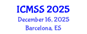 International Conference on Management and Social Sciences (ICMSS) December 16, 2025 - Barcelona, Spain