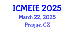 International Conference on Management, Economics and Industrial Engineering (ICMEIE) March 22, 2025 - Prague, Czechia