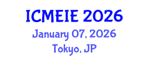 International Conference on Management, Economics and Industrial Engineering (ICMEIE) January 07, 2026 - Tokyo, Japan