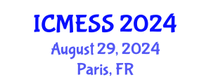 International Conference on Management, Economics and Social Science (ICMESS) August 29, 2024 - Paris, France