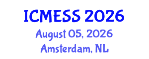 International Conference on Management, Economics and Social Science (ICMESS) August 05, 2026 - Amsterdam, Netherlands