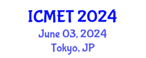 International Conference on Management Engineering and Technology (ICMET) June 03, 2024 - Tokyo, Japan