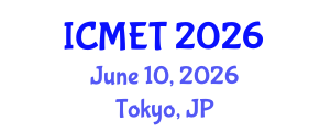 International Conference on Management Engineering and Technology (ICMET) June 10, 2026 - Tokyo, Japan